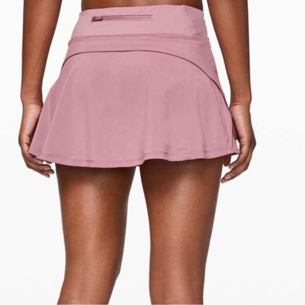 Lululemon play off the pleats skirt 13” dusty pink